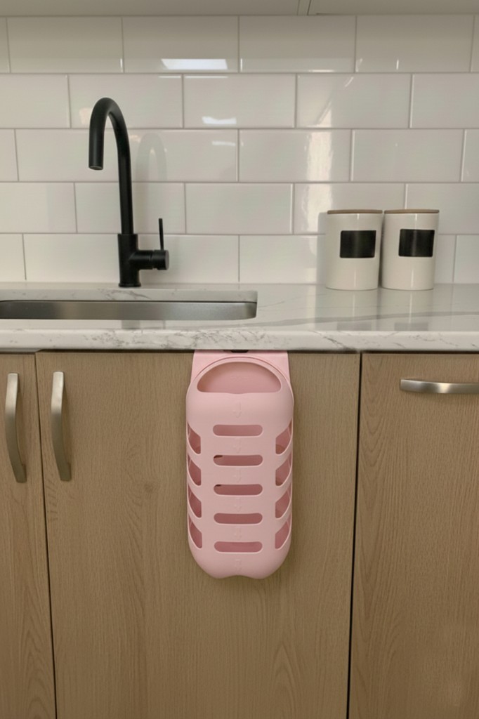 Pembe, Plastik Poşetlik Saklama ve Düzenleme Kutusu