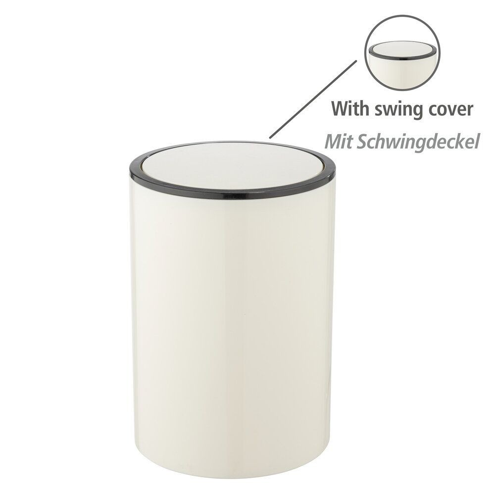 Kırık Beyaz, Çöp Kovası 5 Litre - İnca Model - Resim 3