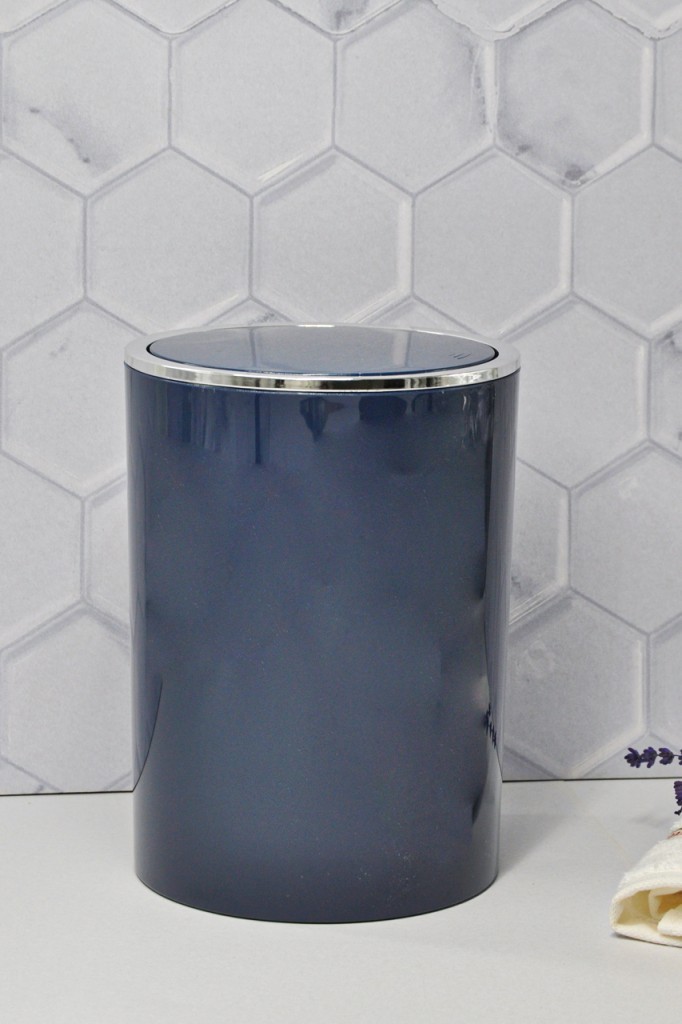 2 Litre - İnca Model  Lacivert, Çöp Kovası 2 Litre - İnca Model