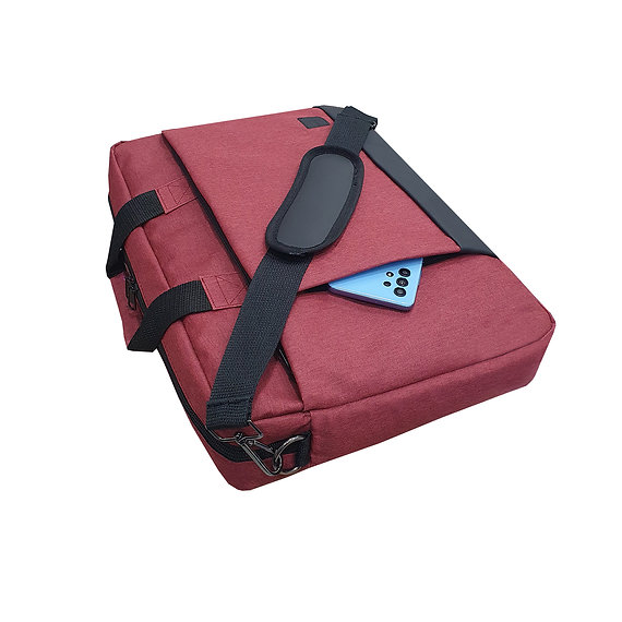 Saban Bordo Laptop Çantası – Su Geçirmez Günlük Kullanım Bilgisayar Çantası - Resim 2