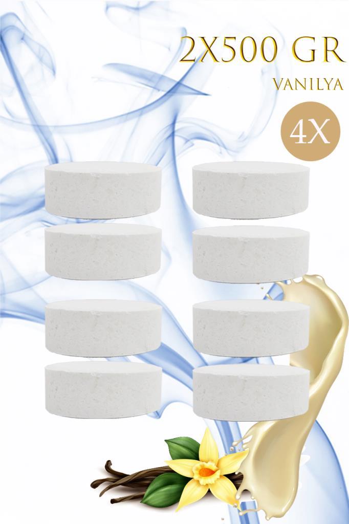 4 Adet 2x500Gr - VANİLYA - Nem Alıcı Rutubet Giderici Yedek Tablet
