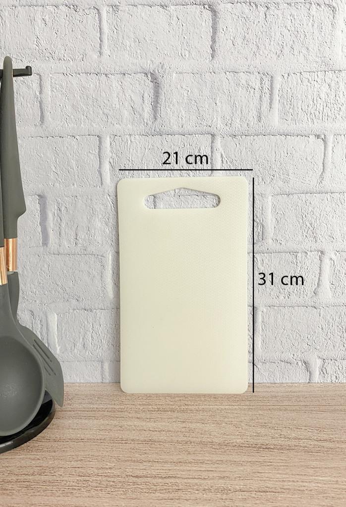 Kesme Tahtası Plastik Beyaz 21x31 Cm