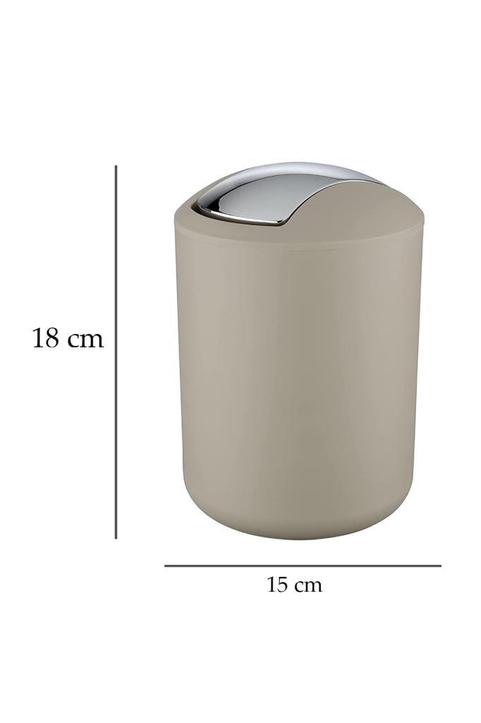 Bej, Çöp Kovası 2 Litre - Brasil Model