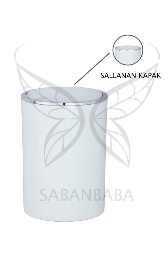 Beyaz, Çöp Kovası 2 Litre - İnca Model