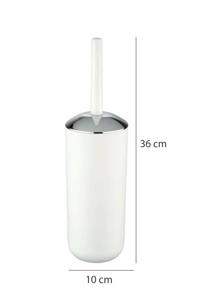 4'lü Beyaz, Banyo Aksesuar Seti, Çöp Kovası Seti - Brazil Model - Resim 4