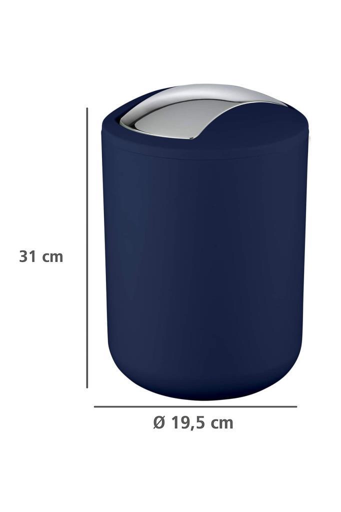 Lacivert, Çöp Kovası 6,4 Litre - Brasil Model - Resim 2