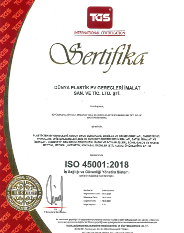 ISO SERTİFİKASI ISO: 45001:2018